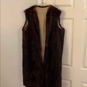 Real Fur Vintage Dress